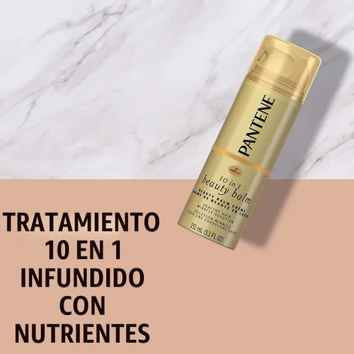 Vista 2 de Pantene, Bálsamo de belleza, suavidad, fuerza y brillo, Pro-V, 5.1 onzas líquidas (paquete de 3)