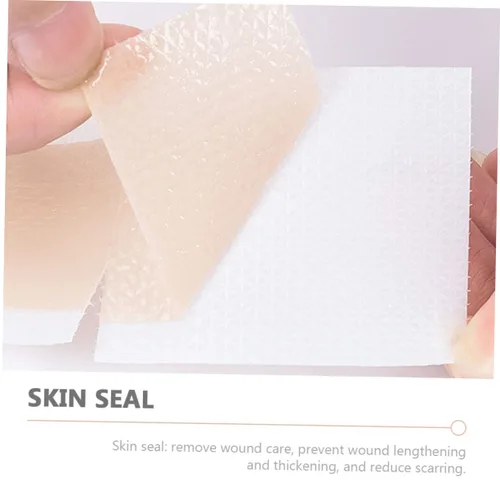 Vista 5 de BESTYASH 2pcs Práctico Corrector De Cicatrices Parche De Gel De Silicona Vendajes Adhesivos Cinta De Cicatriz Para Pegatinas De Cara