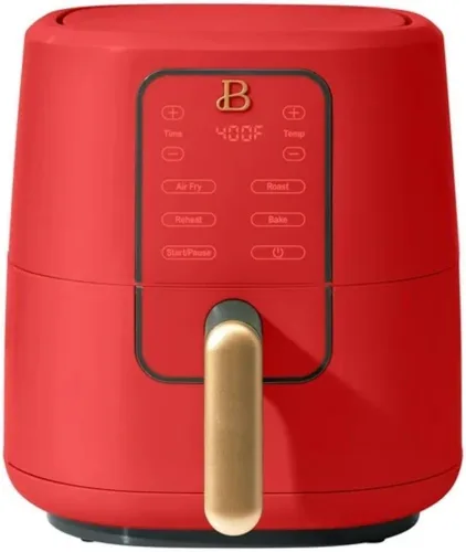 Vista 11 de B - Freidora de aire digital de 3 cuartos de galón, tecnología TurboCrisp, 4 presets, 170°F-400°F, antiadherente, apta para lavavajillas, 1200