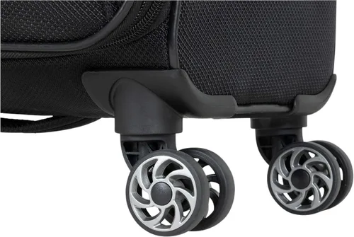 Vista 8 de Kenneth Cole Reaction Rugged Roamer Luggage Collection - Maleta de viaje ligera y expandible con 8 ruedas, Negro -, Rugged Roamer Luggage Collection