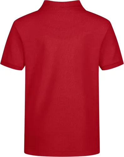 Vista 2 de Nautica Boys' Big School Uniform Short Sleeve Polo Shirt, Button Closure, Comfortable & Soft Pique Fabric