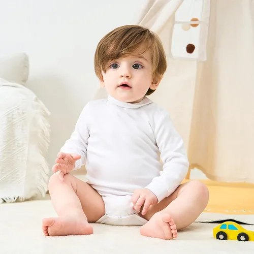Vista 15 de pureborn Mameluco de algodón súper suave para bebés niños y niñas de 0 a 24 meses