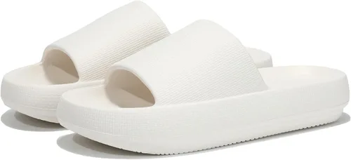 Vista 2 de NIMAZRI Sandalias acolchadas para mujeres y hombres, cómodas y suaves, zapatos de ducha acolchados, suela gruesa para interiores y exteriores