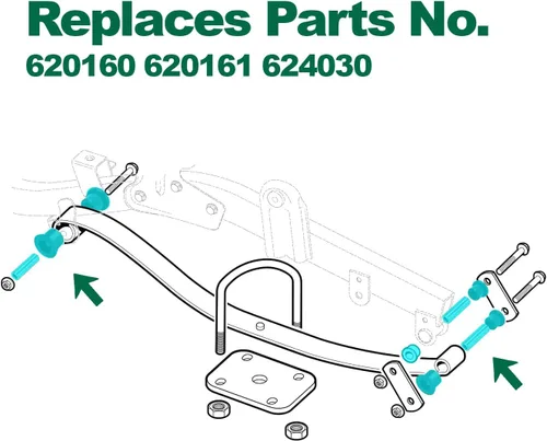 Vista 3 de 10L0L Kit completo de bujes de ballesta trasera para carrito de golf eléctrico y de gas EZGO RXV 2008 en adelante