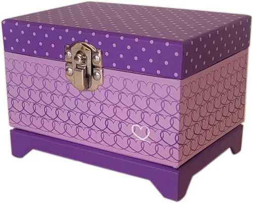 Vista 2 de Caja de música de bailarina (joyero rosa de bailarina)