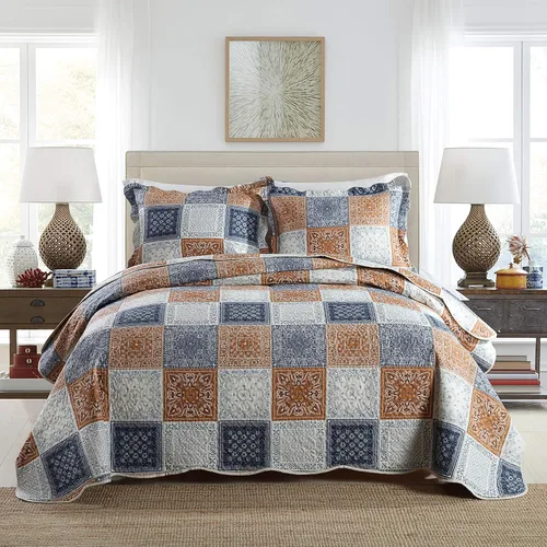 Vista 39 de Travan Juegos de Edredón de 2 Piezas Twin con Sham, Ropa de Cama de Gran Tamaño, Colcha Reversible, Juego de Cubrecama Suave, Tamaño Twin