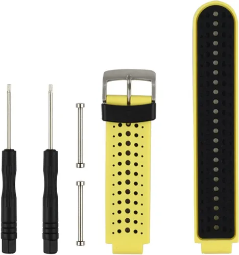 Vista 16 de Correa de repuesto para reloj inteligente Garmin Forerunner 220/230/235/620/630/735XT/235Lite, talla única