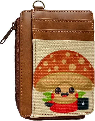 Vista 15 de Cartera delgada con bloqueo RFID para tarjetas de crédito, bolsillo bohemia1