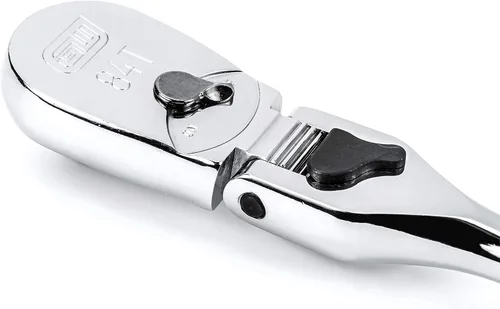 Vista 5 de GEARWRENCH - Juego de trinquetes de lágrima, cabezal flexible con bloqueo, 84 dientes, 2 unidades, 81274A-07