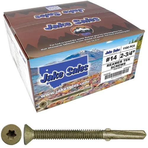 Vista 21 de Tornillos autoperforantes Reamer Tek Torx/Cabeza de estrella de madera a metal de 10x1-5/8 - para plataformas, remolques - cabeza de tornillo T-30