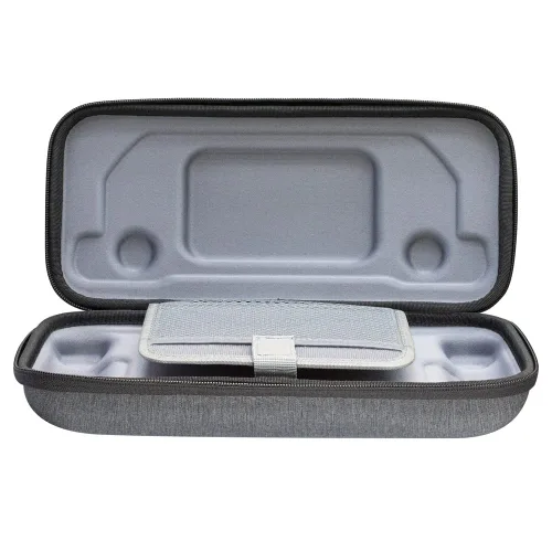 Vista 8 de VRUIVR Carrying Case for Steam Deck Console Protective Hard Shell Portable Storage Bag With Card Holder for Steam Deck AC Charger & Other