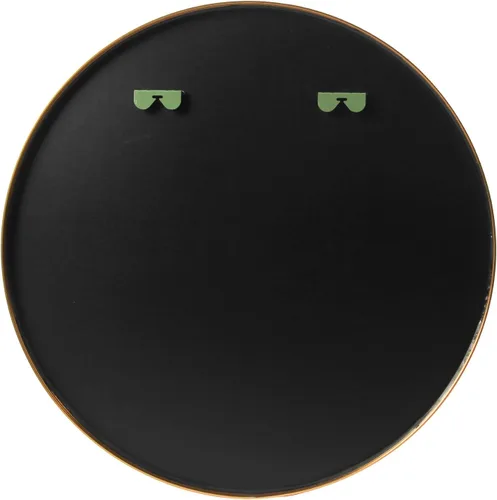 Vista 7 de 24" Wall Round Circle Mirror Bathroom Make Up Vanity Mirror - Golden