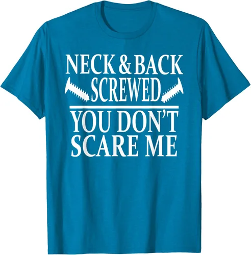 Vista 56 de Camiseta divertida para recuperación de cirugía de columna vertebral y cuello y espalda, Negro