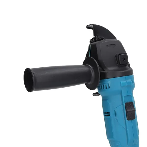 Vista 9 de Amoladora angular inalámbrica, potente motor sin escobillas de 10000 RPM con mango antideslizante, herramienta de amoladora angular para muela
