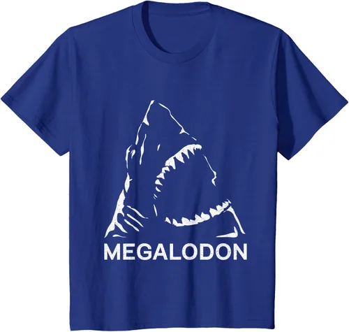 Vista 10 de Camiseta de paleontólogo prehistórico de tiburón gigante Megalodon, Negro