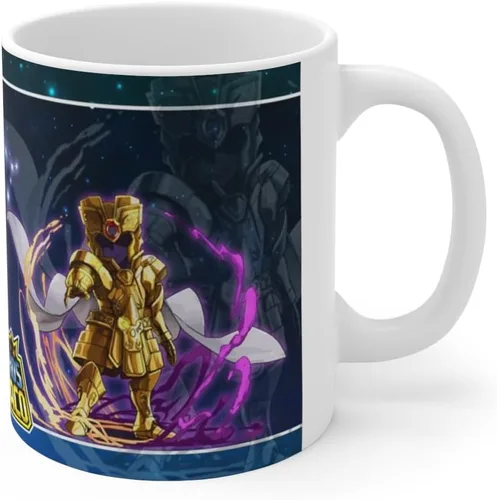 Vista 2 de Geminis, Los Caballeros del Zodiaco, Taza de cerámica de 11 oz