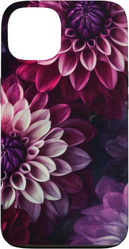 Vista 7 de Dahlia Flower Floral Nature Garden Pink Purple Maroon Design Case for iPhone 17