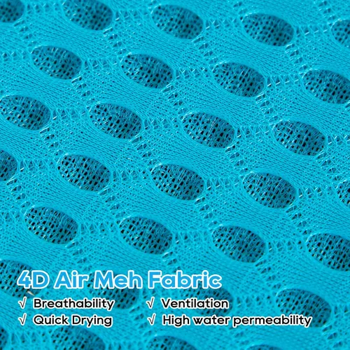Vista 3 de OS OMYSTYLE Juego de rodilleras de baño para bebé, color azul