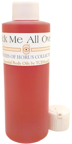 Vista 3 de Lick Me All Over Fragancia de aceite corporal perfumado [tapa abatible - Rojo - 1 oz.] - ID#3795