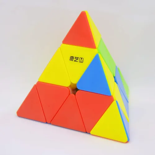Vista 8 de Bukefuno QY Toys MS Series 3x3 pirámide de velocidad magnética, cubo sin pegatinas QY MS M Pyraminx Mofangge Speed Cube versión 2020