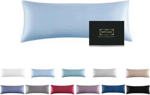 Vista 22 de Funda de almohada de seda de morera para cabello y piel - Funda de almohada de seda refrescante con cremallera oculta, de doble lado, suave