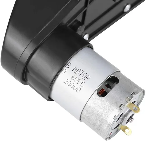 Vista 6 de Akozon Ruedas Motor eléctrico Motor de impulsión de motor Paseo universal RS550 Motor de impulsión con motor 6V
