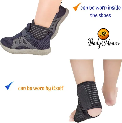 Vista 8 de BodyMoves Tobillera para niños Plus bolsa de hielo frío y caliente (azul activo, pequeño para niños pequeños (EE.UU. 12-3))
