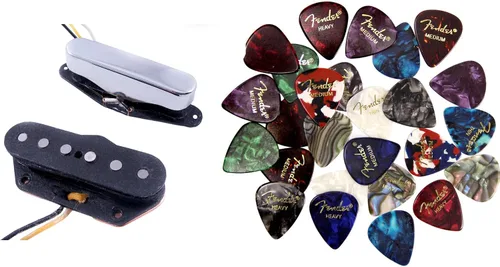 Vista 9 de Fender Custom Shop '51 Nocaster Telecaster Pickups - Paquete de níquel con cable para instrumentos