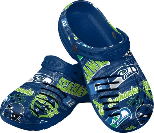 Vista 15 de FOCO Arizona Cardinals NFL Mens Historic Print Clog with Strap