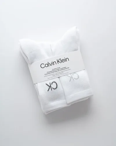 Vista 2 de Calvin Klein Calcetines para niño - Calcetines acolchados de corte redondo (paquete de 6)