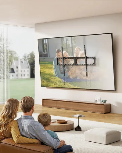 Vista 10 de monTEK Soporte de pared de TV inclinable resistente para televisores de 37