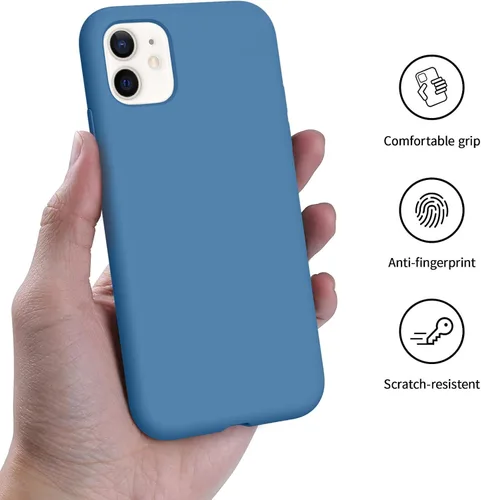Vista 9 de AOTESIER Compatible con Funda iPhone 11, [Silicona de Grado Alimenticio] Protección Completa de Cuerpo Completo contra Caídas a Prueba de Golpes