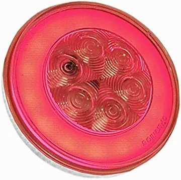 Vista 2 de Optronics L.E.D GloLight redondo de 4" - Lente transparente (STL101RCB) - Individual