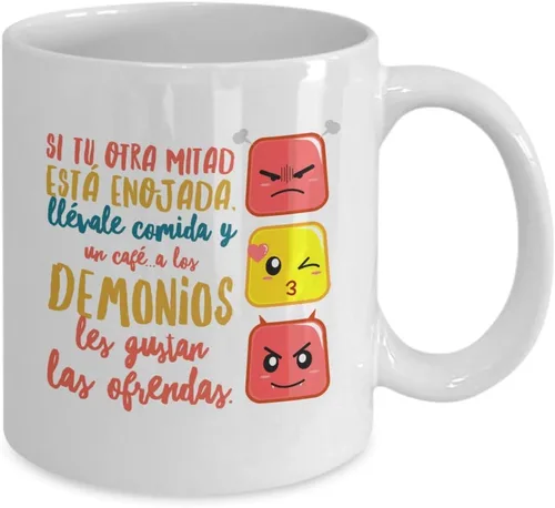 Vista 2 de Regalo para novia Taza de cafe para esposo Perfecto regalo para navidad, graduados, profesionales y estudiantes Vaso con afirmaciones Blanco