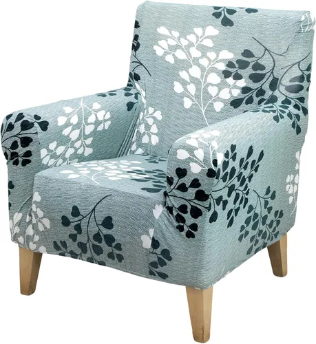 Vista 69 de FUANGUI Funda para Sillón de Banquete con Brazos Fundas para Sillas Elásticas Funda para Sillón Club Funda Suave para Sillón Sofá Cubiertas