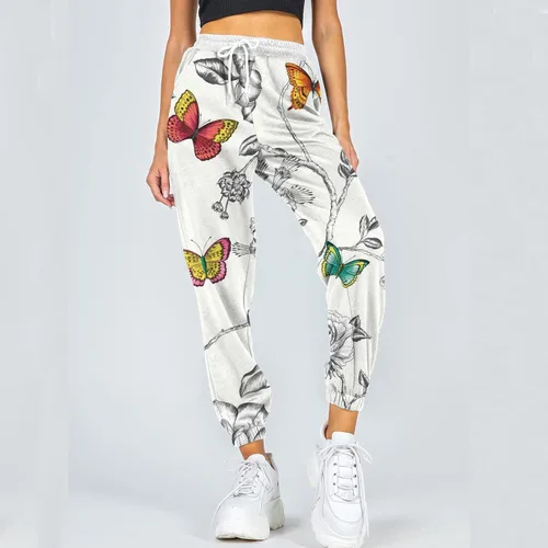 Vista 3 de joysale Women Sweatpants Winter Warm Casual Pants Athletic Joggers with Pockets