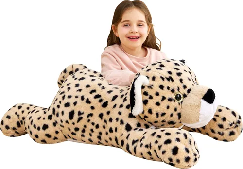 Vista 8 de IKASA Animal de Peluche de Gato Grande Juguete de Peluche, Gatito Gigante Lindo Juguetes Suaves Jumbo, Peluche Enorme de Gran Tamaño Peluche