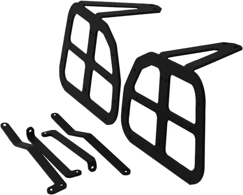 Vista 6 de GP Kompozit Portaequipajes lateral negro compatible con Bajaj Pulsar NS200 2011-2023