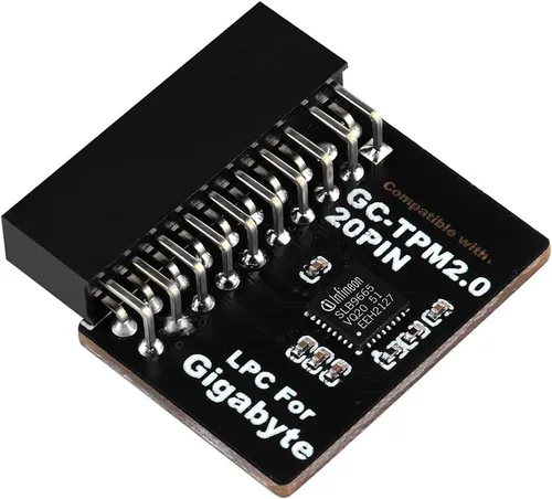 Vista 7 de TPM2.0 Módulo LPC 20Pin Módulo con Infineon SLB9665 para Gigabyte Motherboard Compatible con GC-TPM2.0