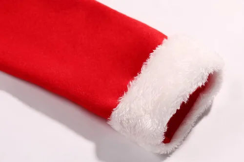 Vista 5 de Dormstop Disfraz de elfo navideño para niños, conjunto de vestido de elfo de Navidad