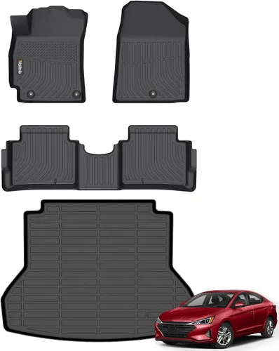 Vista 63 de Tapetes de piso para todo clima y forro de carga con respaldo para Chevrolet Suburban de 7 asientos 2021-2025 / GMC Yukon XL de 7 asientos