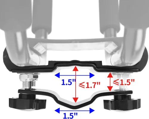 Vista 3 de XCAR Soporte Universal para Techo de 2 Pares para Kayak, Tabla de Surf, Canoa, SUP, Tabla de Paddleboard, Tabla de Esquí - Portaequipajes