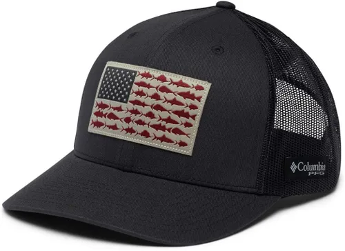 Vista 102 de Columbia Gorra de Béisbol de Malla con Logotipo PFG Unisex para Adultos