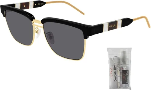 Vista 2 de Gucci GG603S Square Sunglasses for Men BUNDLE with Designer iWear Complimentary Eyewear Kit