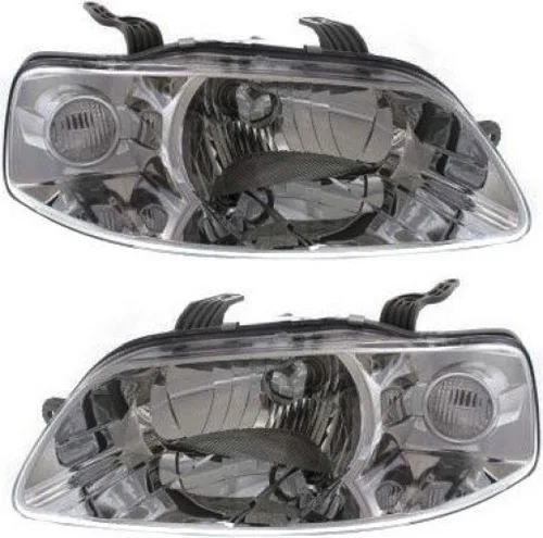 Vista 6 de Para Chevy Aveo Sedan 2004-2006/Hatchback 2004-2008/Wave Sedan 2005-2006/Hatchback 2007 Conjunto de faros delanteros con certificación DOT