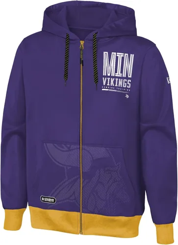 Vista 5 de Outerstuff NFL - Sudadera con capucha para hombre con cremallera completa en colores del