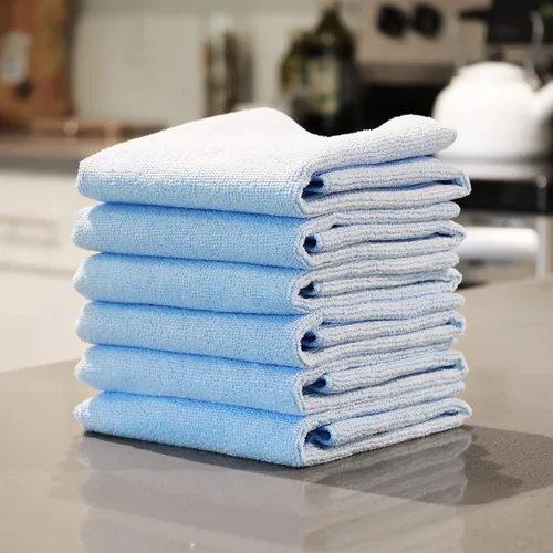 Vista 3 de Pacific Linens Paños de limpieza de microfibra, toalla para automóviles, ventanas, espejos, pantalla de computadora portátil, iPhone, iPad y más.