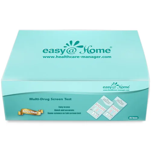 Vista 9 de Easy@Home Kits de prueba instantánea de drogas de 10 paneles - Prueba de marihuana (THC), opiáceo (OPI 2000), cocaína (COC), AMP, BAR, BZO, MDMA
