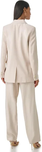 Vista 4 de Karl Lagerfeld Paris Women's Long Sleeve Fashion Blazer