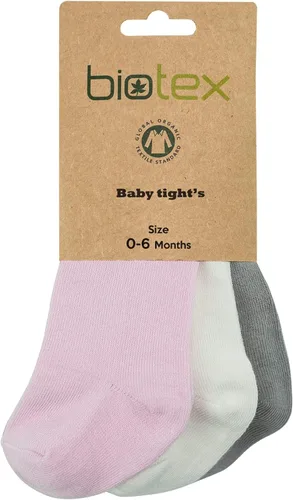 Vista 7 de Biotex 3 pares de medias de algodón orgánico para bebé niña y niño para invierno, leggings sin costuras, medias para recién nacidos, medias